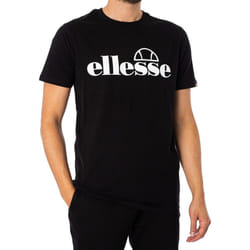 T-shirt homme Ellesse Fuenti - Noir - Manches courtes - 100% coton
