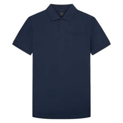 Polo Hackett London AM Emboss BK - Homme - Col polo - Manches courtes - Navy