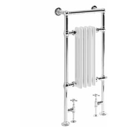 Elizabeth - Sèche-Serviettes Mixte Rétro Sur Pieds Blanc – 93cm x 45cm - Hudson Reed