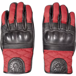 Belstaff Hampstead Gants de moto, noir-rouge, taille 2XL pour Hommes