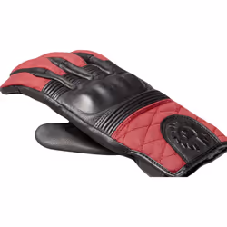 Belstaff Hampstead Gants de moto, noir-rouge, taille 2XL pour Hommes - Vue supplémentaire 4