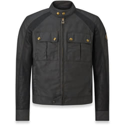 Belstaff Temple Blouson de moto en wax, noir, taille XL pour Hommes
