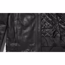 Belstaff Broughton Blouson de moto en cuir, noir, taille M pour Hommes