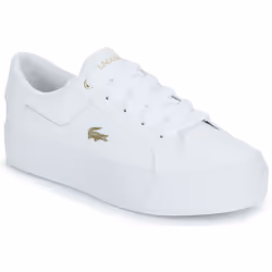 Baskets Blanches En Cuir Pour Femmes