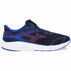 Chaussure de Course - MIZUNO - Enerzy Runnerz - Bleu - Lacets - Talon Plat