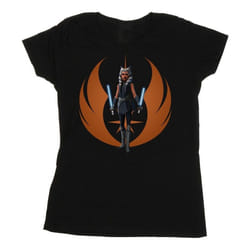 Star Wars - T-shirt CLONE WARS - Femme (Noir)