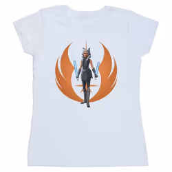 Star Wars - T-shirt CLONE WARS - Femme (Blanc)