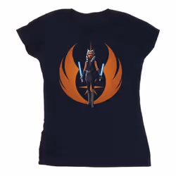 Star Wars - T-shirt CLONE WARS - Femme (Bleu marine)