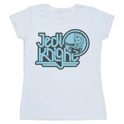 Star Wars - T-shirt CLONE WARS JEDI KNIGHT - Femme (Blanc)