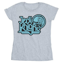 Star Wars - T-shirt CLONE WARS JEDI KNIGHT - Femme (Gris chiné)