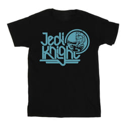 Star Wars - T-shirt CLONE WARS JEDI KNIGHT - Fille (Noir)