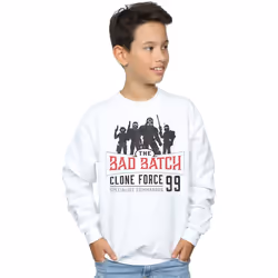 Star Wars - Sweat CLONE FORCE - Garçon (Blanc)