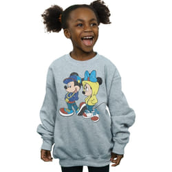 Disney - Sweat - Fille (Gris chiné)