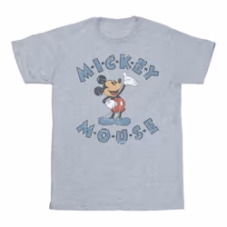 Disney - T-shirt - Fille (Gris chiné)