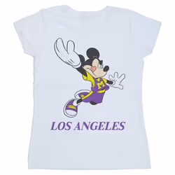 Disney - T-shirt LOS ANGELES - Femme (Blanc)
