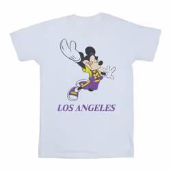 Disney - T-shirt LOS ANGELES - Femme (Blanc)