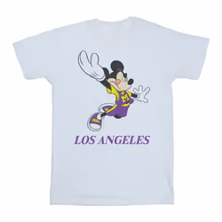 Disney - T-shirt LOS ANGELES - Femme (Blanc)