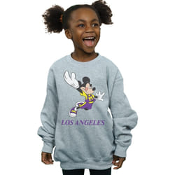 Disney - Sweat LOS ANGELES - Fille (Gris chiné)