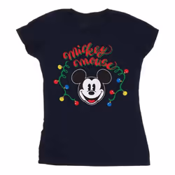 Disney - T-shirt - Femme (Bleu marine)