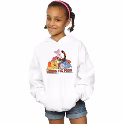 Disney - Sweat à capuche - Fille (Blanc)