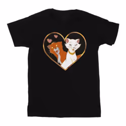 Disney - T-shirt THE ARISTOCATS - Femme (Noir)
