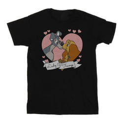Disney - T-shirt LADY AND THE TRAMP - Femme (Noir)