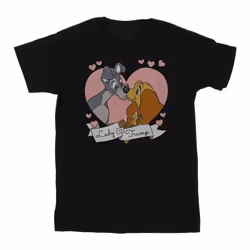 Disney - T-shirt LADY AND THE TRAMP - Femme (Noir)