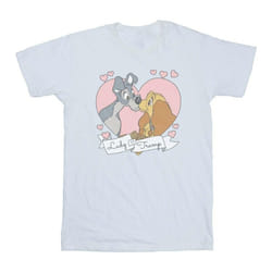 Disney - T-shirt LADY AND THE TRAMP - Femme (Blanc)