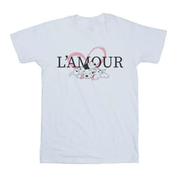 Disney - T-shirt DALMATIANS L'AMOUR - Fille (Blanc)