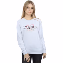 Disney - Sweat DALMATIANS L'AMOUR - Femme (Gris chiné)