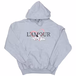 Disney - Sweat à capuche DALMATIANS L'AMOUR - Fille (Gris chiné)