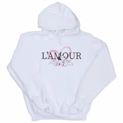 Disney - Sweat à capuche DALMATIANS L'AMOUR - Fille (Blanc)