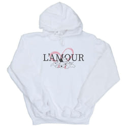 Disney - Sweat à capuche DALMATIANS L'AMOUR - Fille (Blanc)