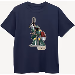 Star Wars - T-shirt - Garçon (Bleu marine)
