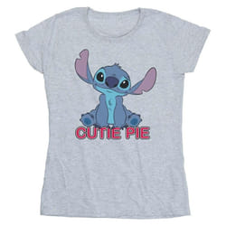 Disney - T-shirt CUTIE PIE - Femme (Gris chiné)