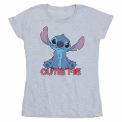 Disney - T-shirt CUTIE PIE - Femme (Gris chiné)