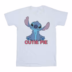 Disney - T-shirt LILO AND STITCH - Garçon (Blanc)