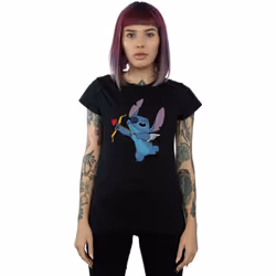 Disney - T-shirt CUPID VALENTINES - Femme (Noir)