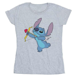 Disney - T-shirt CUPID VALENTINES - Femme (Gris chiné)