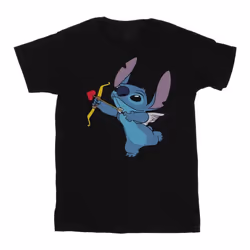 Disney - T-shirt CUPID VALENTINES - Femme (Noir)