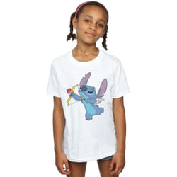 Disney - T-shirt CUPID VALENTINES - Fille (Blanc)