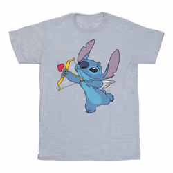 Disney - T-shirt CUPID VALENTINES - Fille (Gris chiné)