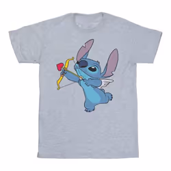 Disney - T-shirt CUPID VALENTINES - Fille (Gris chiné)