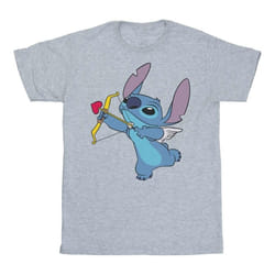 Disney - T-shirt CUPID VALENTINES - Fille (Gris chiné)