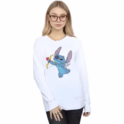 Disney - Sweat CUPID VALENTINES - Femme (Blanc)