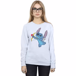 Disney - Sweat CUPID VALENTINES - Femme (Gris chiné)