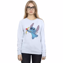 Disney - Sweat CUPID VALENTINES - Femme (Gris chiné)