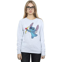 Disney - Sweat CUPID VALENTINES - Femme (Gris chiné)