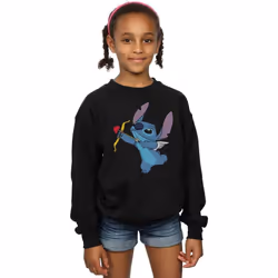 Disney - Sweat CUPID VALENTINES - Fille (Noir)