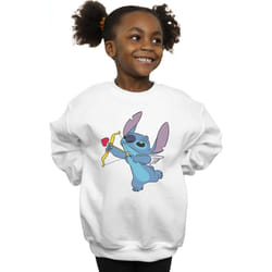 Disney - Sweat CUPID VALENTINES - Fille (Blanc)
